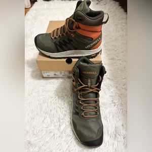 Merrell Nova Sneaker Boot in olive/dark green Men Sz 8.5 (42 Eur) NEW,waterproof